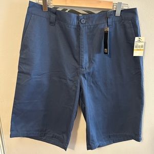 O’Neill Men’s Shorts Blue size 33 waist, 11 inseam- NWT